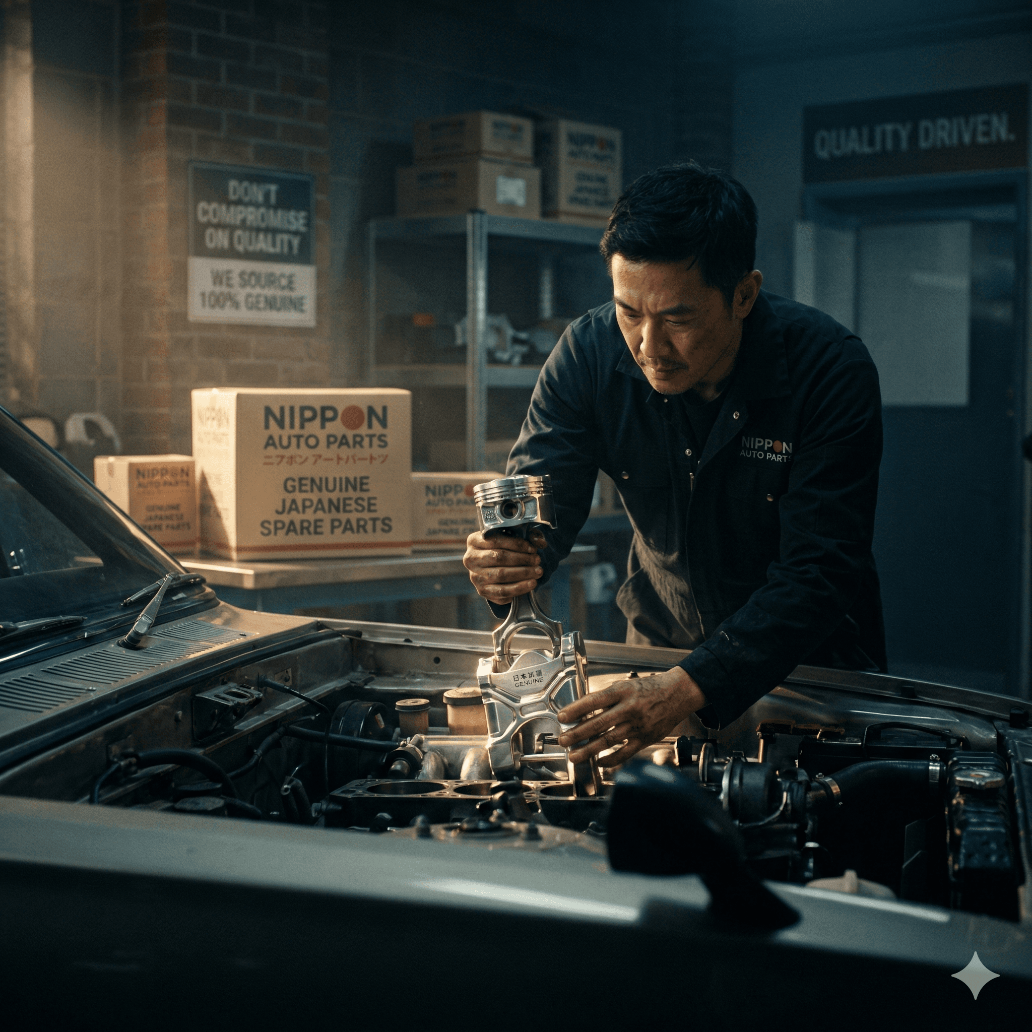 Genuine automotive spare parts